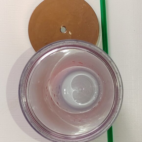 2014 Starbucks Gradient Red Ombre Gold Top 24 Oz Venti Tumbler - Picture 5 of 8